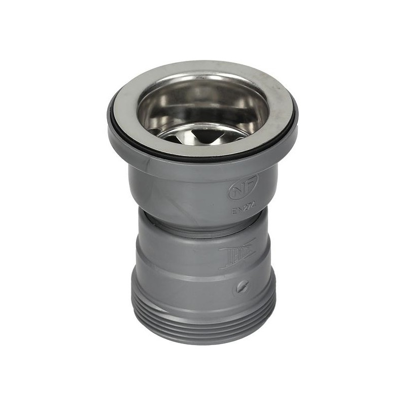 Anschluss Gewinde ø 2 ID ø 50mm AD ø 70mm Anschluss ø 59 mm Edelstahl und Kunststoff  LF3316013
