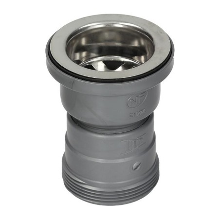 Anschluss Gewinde ø 2 ID ø 50mm AD ø 70mm Anschluss ø 59 mm Edelstahl und Kunststoff  LF3316013