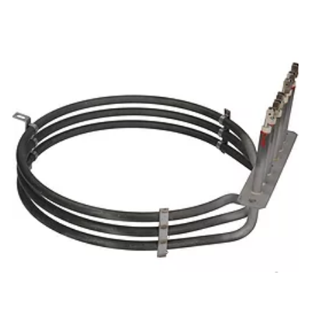 Heizkörper Heizelement 5000W 230V Ø 230x53 mm, Flange 142x25 mm, faston 6,3x0,8 mm Art.-Nr. LF5057779 bake off 373500050