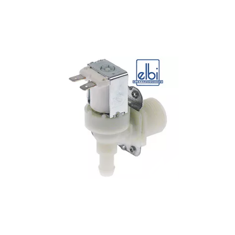 Magnetventil 1-fach gewinkelt 230VAC Eingang 34 Ausgang 11,5mm T.max. 60°C ELBI 319 Kunststoff