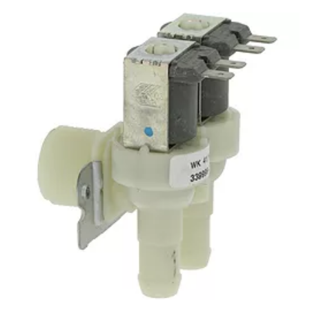 Magnetventil 2-fach gewinkelt Kunststoff Eingang 34 24VACDC ELBI Ausgang 14,5mm  370754