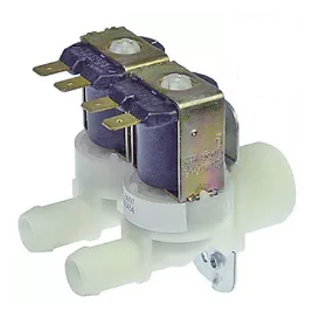 Magnetventil 2-fach gerade 230VAC Eingang 34 Ausgang 14mm DN10 ELBI  373022