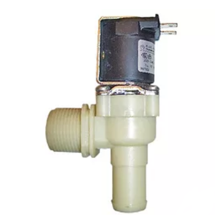 Magnetventil Müller 1-fach gewinkelt Eingang 34 Ausgang 20mm T.max. 90°C,  370707