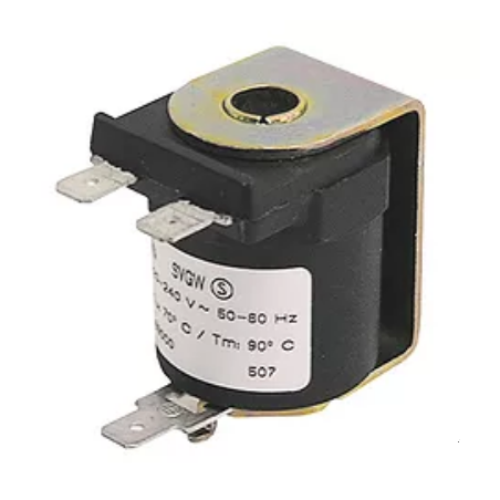 Magnetspule MÜLLER 220-240VAC 50-60Hz Anschluss Flachstecker 6,3mm, 371017,  004481, 804481