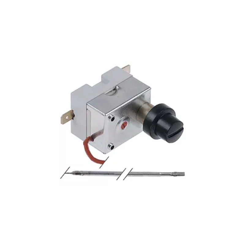 Sicherheitsthermostat Abschalttemp. 318°C 1-polig 16A Fühler ø 3mm Fühler L 137mm 375892