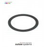 Flachdichtung Gummi AD ø 108mm ID ø 86mm Materialstärke 2,5mm Hobart, 04-005358-001, A20 509-33, 733577