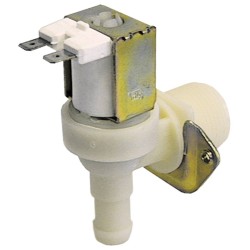 Magnetventil 1-fach gewinkelt Kunststoff Eingang 3-4 230VAC TP Ausgang 14mm DN10-370016-Electrolux-Zanussi-048894