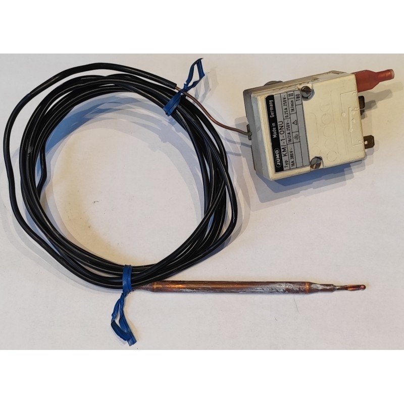 Hildebrand Thermostat Jumo T.max. 100 °C 3 -polig 1CO 16 A Fühler ø 6 mm Fühler L 116mm Kapillarrohr 2000 mm