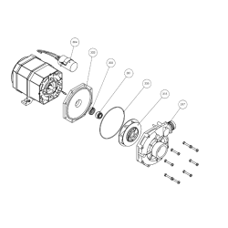 Waschpumpe T7 Olympia Krupps 50 Hz 0,7 Hp 230 V Eingang ø 50 Ausgang ø 30 Phasen 1 2750 U/min