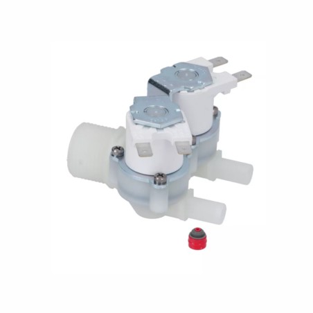 Magnetventil-rep-weiss-2-fach-gerade-Lainox-65110210-LAR65110210-R65110210- 374031